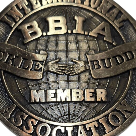 Buckle Buddies Belt Buckle BBIA Member International Collector Association - Picture 2 of 16